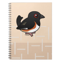Towhee del este cuadernos
