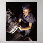 Trabajador del torbellino de Wright, los años 40 Posters