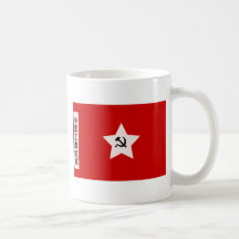 Trabajadores chinos y el ejército rojo de los camp tazas de café