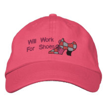 Trabajará para el gorra bordado los zapatos gorras bordadas