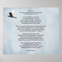 Trabajo de Kahlil Gibran Impresiones