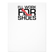 Trabajo de la CAMISETA para los zapatos Anuncio Personalizado