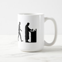 Trabajo de la evolución de la química del farmacéu tazas de café