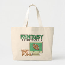 Trabajo del fútbol de la fantasía bolsas