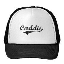 Trabajo del profesional del caddie gorro