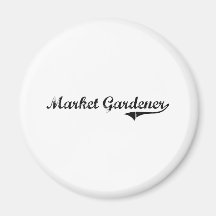 Trabajo del profesional del jardinero de mercado imanes para frigoríficos