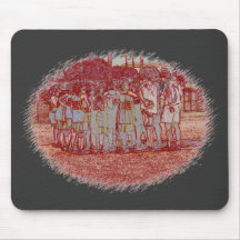Trabajo en equipo Mousepad del softball Alfombrilla De Ratón