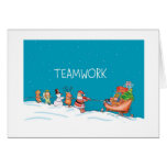 Trabajo en equipo - navidad - 2013 felicitacion 
