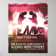 TRABAJO EN EQUIPO - POSTER DE MOTIVACIÓN
