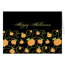 Trabajos de la calabaza felicitacion 
