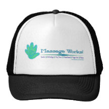 ¡Trabajos del masaje! Gorros