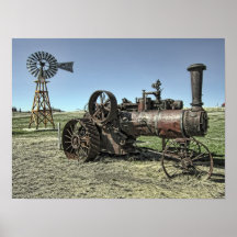 TRACTOR DEL VAPOR DE MOLSON WASHINGTON POSTER
