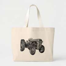 Tractor del vintage bolsa