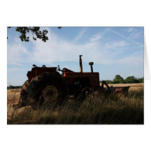 Tractor Notecard Tarjetón