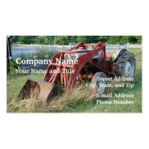 tractor tarjeta personal