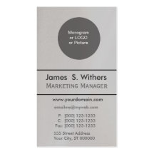 Tradicional añada la foto o el logotipo tarjetas personales