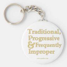 Tradicional, progresista… llavero personalizado