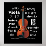 Traducciones de la viola impresiones