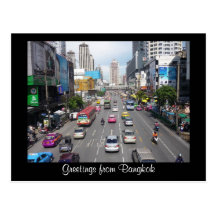 tráfico de Bangkok Tarjetas Postales