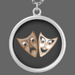 Tragedia y comedia collares