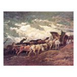 Traído por caballo por Daumier Honoré Comunicado