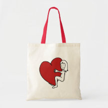 TRAIGA EL AMOR AL MUNDO BOLSA DE MANO