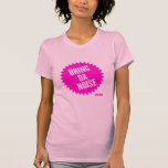 traiga el ruido de DA - rosa Camiseta