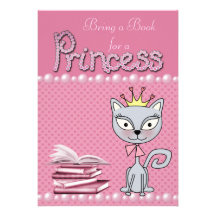 Traiga un libro para una princesa fiesta de bienve comunicados personales 
