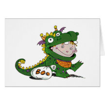 Traje del dragón tarjeta
