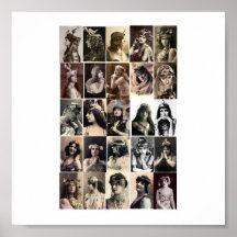 Trajes Poster-Vintage-Egipcios