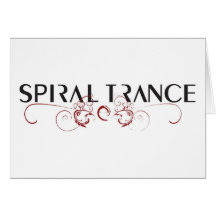 Trance espiral tarjeta