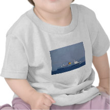Transbordador de la estrella azul camiseta