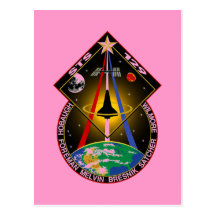 TRANSBORDADOR ESPACIAL sts129 Tarjetas Postales