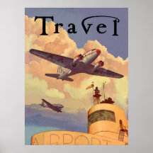 Transporte aéreo posters