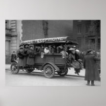 Transporte de chicas de teléfono, 1916 impresiones