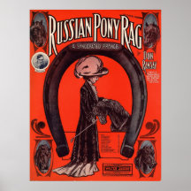 Trapo ruso del potro; Sincopado prance Poster