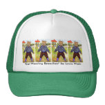 Traseros que llevan del gato de Louis Wain Gorros Bordados