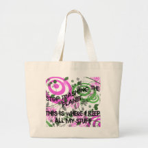 trashing el planeta bolsas de mano