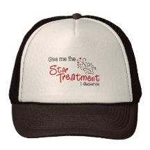 Tratamiento divertido de la estrella gorra