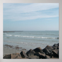 Trate las ondas con suavidad posters