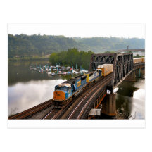 Travesía de Yough Tarjetas Postales