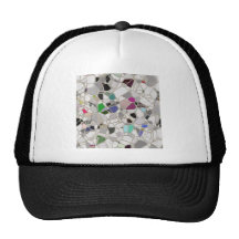 trayectoria del mosaico de la pizarra gorro