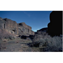 Trayectorias en un valle seco escultura fotografica