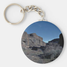 Trayectorias en un valle seco llaveros personalizados