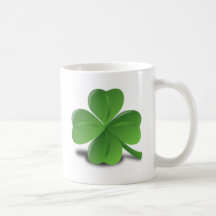 trébol 3D/trébol Tazas De Café