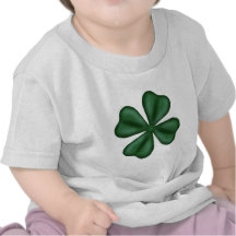 Trébol afortunado de cuatro hojas del KRW Camisetas