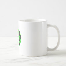 ¡Trébol afortunado en camino! Taza De Café