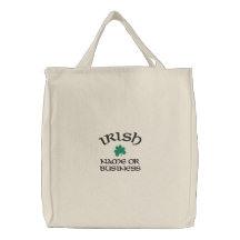 Trébol Bolso-Irlandés del tote bordado Bolsas De Mano Bordadas