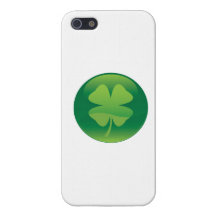 Trébol brillante iPhone 5 funda