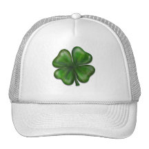 trébol de 4 hojas gorro de camionero